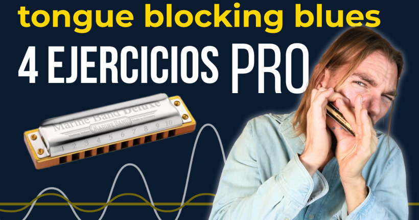 4 ejercicios blues tongue blocking armóinca pro shuffle