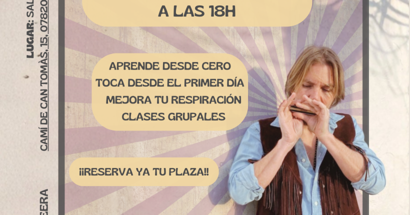 cartel curso armonica blues